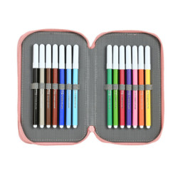 ESTUCHE CREMA DOBLE PEQ 28 PCS PRINCESAS DISNEY "DREAM IT" 412280854 19,5*12,5 SAFTA22