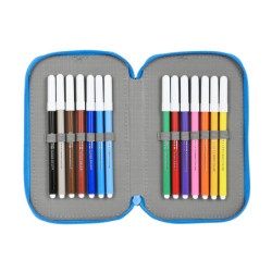 PLUMIER DOBLE PQÑO 28 PCS EL HORMIGUERO SAFTA23 ENERO 412297854