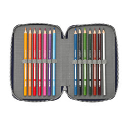 PLUMIER TRIPLE 36 PCS SUPER MARIO 412308857 SAFTA23 VAC