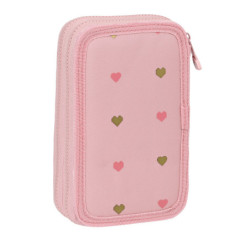 PLUMIER DOBLE PQÑO 28 PCS GLOWLAB "HEARTS" SAFTA23 ENERO 412317854