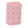 PLUMIER DOBLE PQÑO 28 PCS GLOWLAB "HEARTS" SAFTA23 ENERO 412317854
