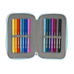 PLUMIER DOBLE PQÑO 28 PCS MOOS "GARDEN" 412318854 SAFTA23 VAC