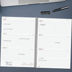 AGENDA OPAQUE E40 SVH 2026 NEGRO+ FINOCAM26 742786026 217 X 14 X 297 MM