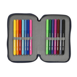 PLUMIER DOBLE PQÑO 28 PCS F.C.BARCELONA CORPORATIVA SAFTA23 ENERO 412325854