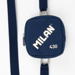 MONEDERO PEQUEÑO MILAN 430 SINCE 1918 AZUL 62104SNCB