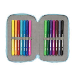 PLUMIER DOBLE PQÑO 28 PCS GABBY'S DOLLHOUSE 412327854 SAFTA23 VAC