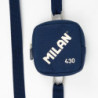 MONEDERO PEQUEÑO MILAN 430 SINCE 1918 AZUL 62104SNCB