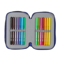PLUMIER DOBLE PQÑO 28 PCS F.C.BARCELONA 1ª EQUIP. 23/24 412329854 SAFTA23 VAC