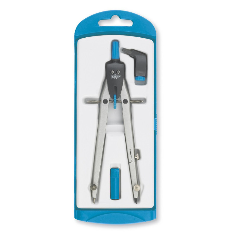 COMPAS CON ADAPTADOR Y MINAS SERIE DISEÑO AZUL ø 280MM FAIBO