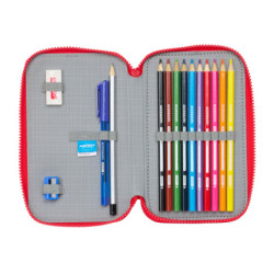 PLUMIER DOBLE PQÑO 28 PCS MICKEY MOUSE "FANTASTIC" 412333854 SAFTA24