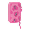 PLUMIER DOBLE PQÑO 28 PCS MINNIE MOUSE "LOVING" 412334854 SAFTA24