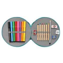 PLUMIER REDONDO 18 PCS. FACIL LIMPIEZA COCOMELON "BACK TO CLASS" SAFTA23 ENERO 412346633