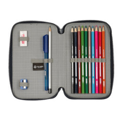 PLUMIER DOBLE PQÑO 28 PCS REAL MADRID 1ª EQUIP. 23/24 412354854 SAFTA23 VAC