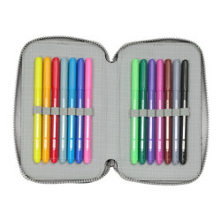 PLUMIER DOBLE PQÑO 29 PCS BATMAN "GAME OVER" SAFTA25 ENERO 412369854