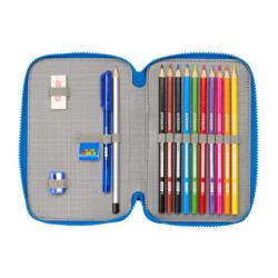 PLUMIER DOBLE PQÑO 28 PCS SUPER MARIO "PLAY" 412371854 SAFTA24