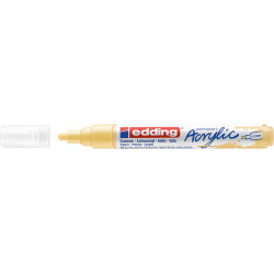 MARCADOR EDDING N.º 5100 ACRILICO 2-3 MM AMARILLO PASTEL COLOR 915 UNIDAD