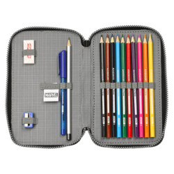 PLUMIER DOBLE PQÑO 28 PCS AVENGERS "SUPER HEROES" SAFTA23 ENERO 412379854