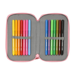 PLUMIER DOBLE PQÑO 28 PCS PRINCESAS DISNEY "MAGICAL" SAFTA23 ENERO 412380854