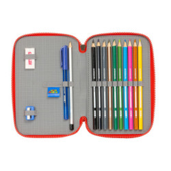 PLUMIER DOBLE PQÑO 28 PCS SUPER MARIO "WORLD" 412408854 SAFTA24 VAC 12,5*19,5