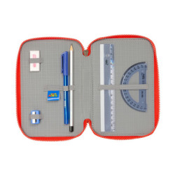 PLUMIER TRIPLE 36 PCS SUPER MARIO "WORLD" 412408857 SAFTA24 VAC 12,5*19,5