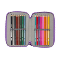 PLUMIER TRIPLE 36 PCS STITCH "SWEET" SAFTA25 ENERO 412417857