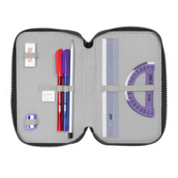 PLUMIER TRIPLE 37 PCS F.C.BARCELONA "BLACK" SAFTA25 ENERO 412426857