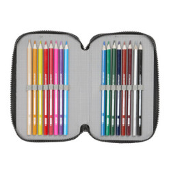 PLUMIER TRIPLE 37 PCS F.C.BARCELONA "BLACK" SAFTA25 ENERO 412426857