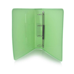CARPETA 4A 40 OFFICEBOX PP BORDE TELA PASTEL VERDE UNIDAD 44005VB