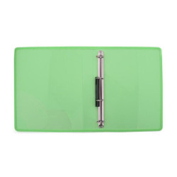 CARPETA 4A 25 OFFICEBOX PP BORDE TELA PASTEL VERDE UNIDAD 42505VB