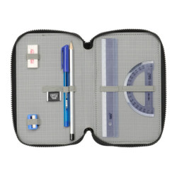 PLUMIER TRIPLE 36 PCS TORTUGAS NINJA 412470857 SAFTA24 VAC 12,5*19,5