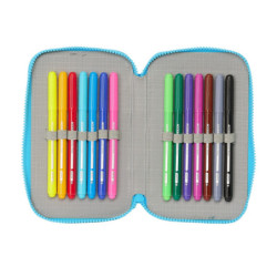 PLUMIER DOBLE PQÑO 28 PCS STITCH "ALOHA" SAFTA25 ENERO 412488854