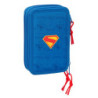 PLUMIER TRIPLE 37 PCS SUPERMAN SAFTA26 412504857 19,5X12,5 UNIDAD