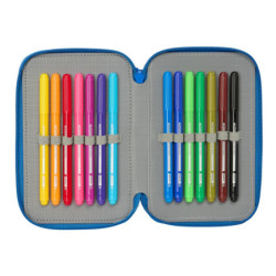 PLUMIER TRIPLE 37 PCS SUPERMAN SAFTA26 412504857 19,5X12,5 UNIDAD