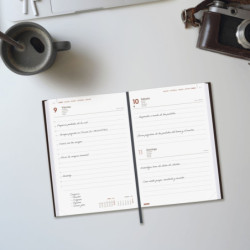 AGENDA MILANO Y10 1DP 2026 NEGRO+ FINOCAM26 625165026 143 X 29 X 210 MM