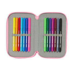 PLUMIER TRIPLE 37 PCS BARBIE "PAINTERLY" SAFTA25 ENERO 412510857