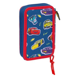 PLUMIER DOBLE PQÑO 29 PCS CARS "RACING" SAFTA25 ENERO 412511854
