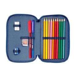 PLUMIER DOBLE PQÑO 29 PCS CARS "RACING" SAFTA25 ENERO 412511854