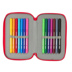 PLUMIER TRIPLE 37 PCS HELLO KITTY "ICONIC" SAFTA25 ENERO 412516857