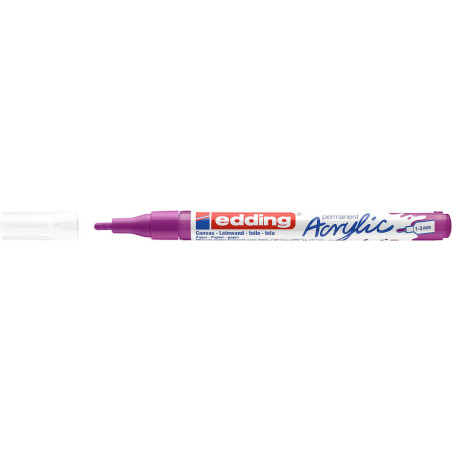 MARCADOR EDDING N.º 5300 ACRILICO 1-2 MM ARANDANO COLOR 910 UNIDAD