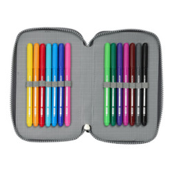 PLUMIER DOBLE PQÑO 29 PCS REAL MADRID 3ª EQUIPACION 24/25 SAFTA25 ENERO 412524854