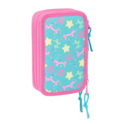 PLUMIER TRIPLE 37 PCS GABBY'S DOLLHOUSE "CONFETTI" SAFTA26 412527857 19,5X12,5 UNIDAD