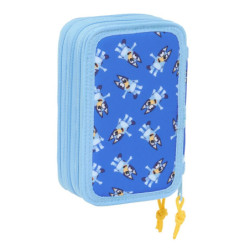 PLUMIER TRIPLE 37 PCS BLUEY "LET'S PLAY" SAFTA26 412534857 19,5X12,5 UNIDAD