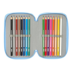 PLUMIER TRIPLE 37 PCS BLUEY "LET'S PLAY" SAFTA26 412534857 19,5X12,5 UNIDAD