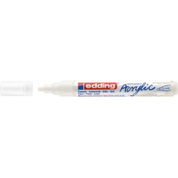 MARCADOR EDDING N.º 5100 ACRILICO 2-3 MM BLANCO COLOR 922 UNIDAD