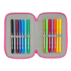 PLUMIER TRIPLE 37 PCS KUROMI SAFTA26 412541857 19,5X12,5 UNIDAD