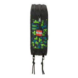 PLUMIER TRIPLE 37 PCS MINECRAFT "TNT" SAFTA25 ENERO 412547857