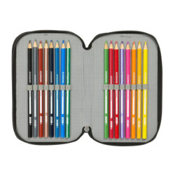 PLUMIER TRIPLE 37 PCS HOT WHEELS SAFTA26 412553857 19,5X12,5 UNIDAD