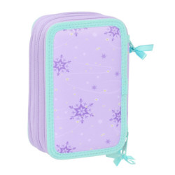 PLUMIER TRIPLE 37 PCS FROZEN "SPIRIT" SAFTA25 VAC 412571857 MEDIDAS: 19,5*12,5