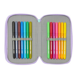 PLUMIER TRIPLE 37 PCS FROZEN "SPIRIT" SAFTA25 VAC 412571857 MEDIDAS: 19,5*12,5