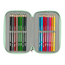 PLUMIER TRIPLE 37 PCS PRINCESAS DISNEY "BLOOM" SAFTA25 ENERO 412580857